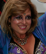 Salome' performs for a gallery opening